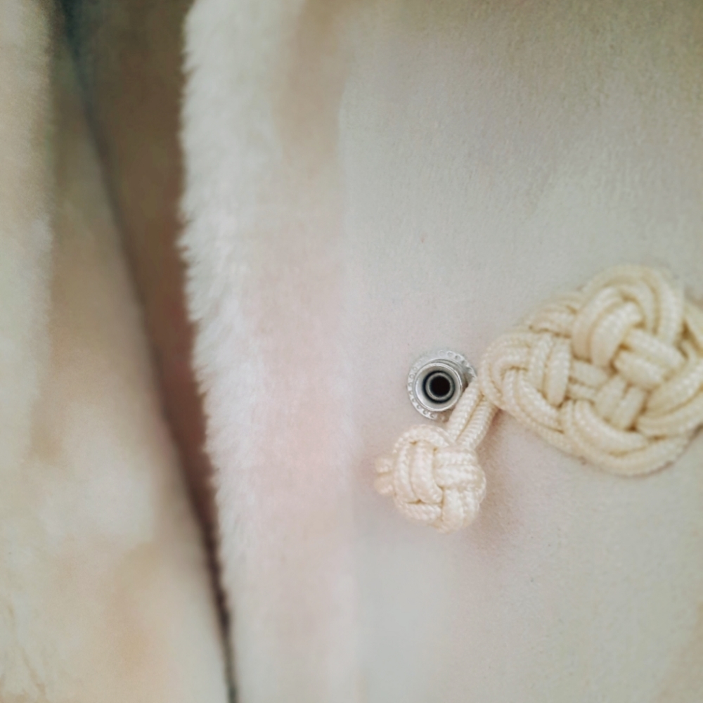 Laura Petites coat, size m, beige - Picture 3 of 3